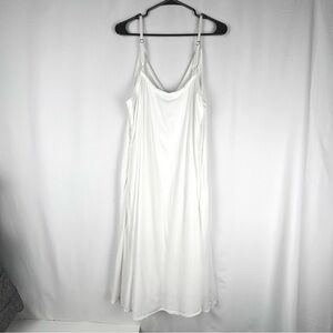 Torrid 2X White Breezy Summer Dress